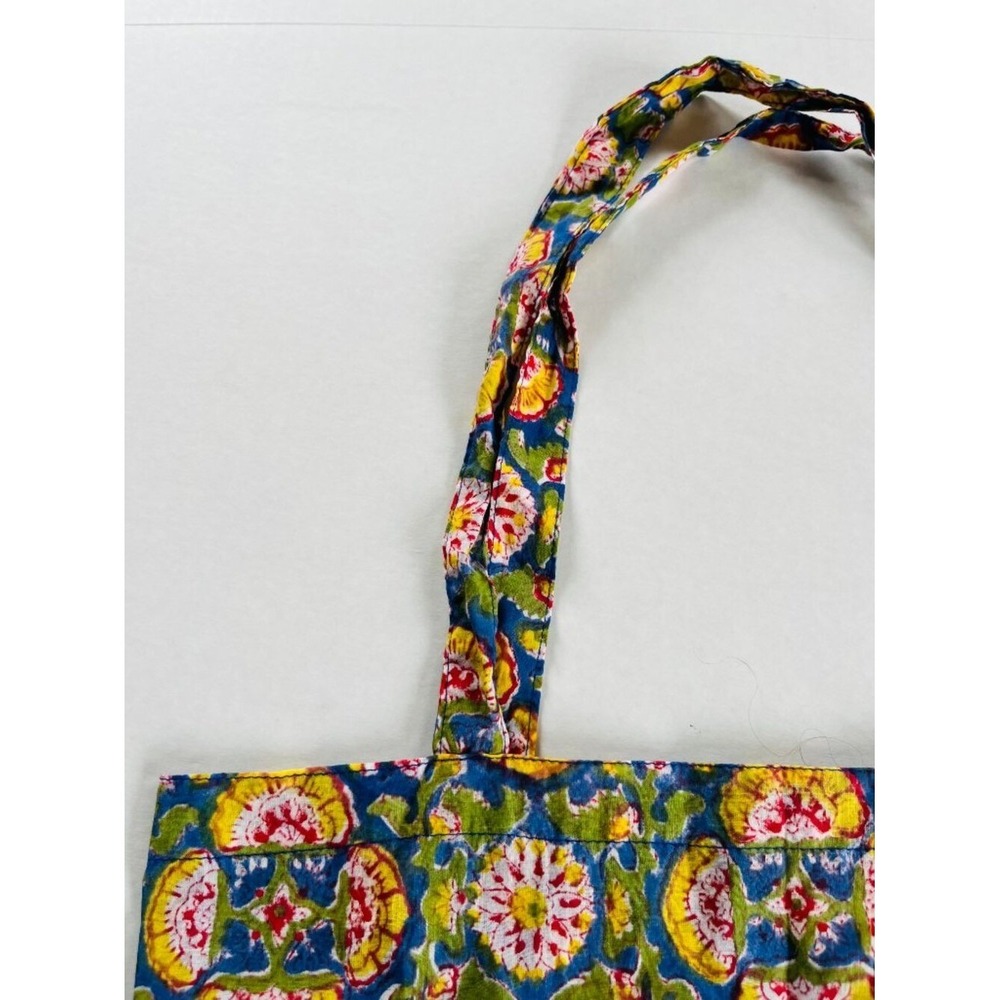 Snappy Turtle Mary Marshmallow Light Fabric Shopping Bag Medium View 3